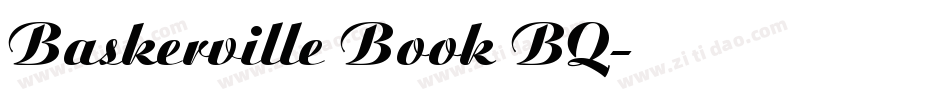 Baskerville Book BQ字体转换